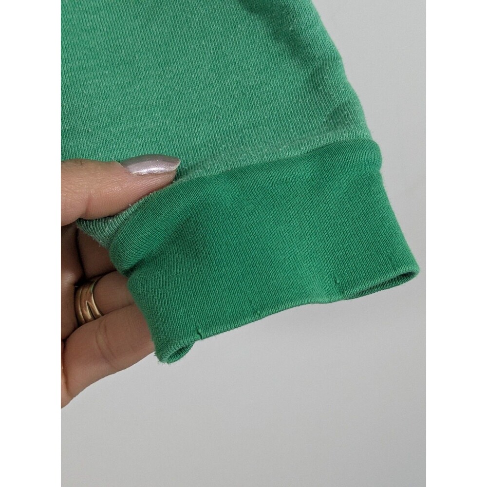 Aviator Nation 4 Stripe Zip Up Hoodie Kelly Green Sz M * Fits Like S Distressed - Picture 11 of 14